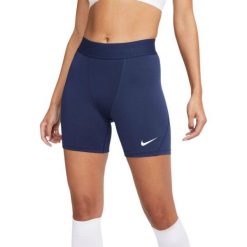 Spodenki damskie treningowe Nike Df Strike NP Short. Niebieskie szorty sportowe Nike, bez wzorów. Za 102.00 zł.