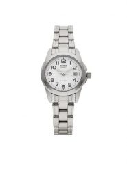 Casio Zegarek LTP-1259PD -7BEG Srebrny. Szare, cyfrowe zegarki Casio, srebrne. Za 219.99 zł.
