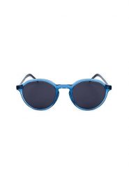 Levi's Okulary przeciwsłoneczne unisex w kolorze niebieskim rozmiar: 49. Niebieskie okulary przeciwsłoneczne Levi's, bez wzorów, z tworzywa sztucznego, szklane. Za 144.95 zł.