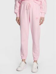 Pinko Spodnie dresowe 100371 A0KN Różowy Regular Fit. Czerwone spodnie dresowe Pinko, bez wzorów, z bawełny. Za 629.99 zł.