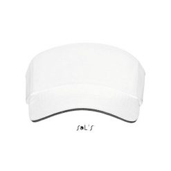 Czapka Sol's Ace. Białe czapki z daszkiem SOL'S, bez wzorów. Za 25.50 zł.