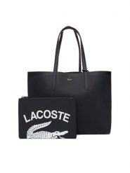 Lacoste Torebka NF5128AS Czerwony. Czerwone torebki klasyczne Lacoste, bez wzorów, ze skóry, bez dodatków. Za 689.99 zł.