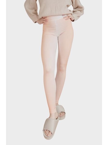 Monki Legginsy w kolorze beżowym rozmiar: XXL. Brązowe legginsy Monki, bez wzorów. Za 39.99 zł.