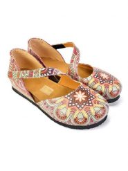 Goby Baleriny ze wzorem z paskiem rozmiar: 36. Baleriny Goby, bez wzorów, z materiału, bez obcasa, bez zapięcia. Za 195.99 zł.