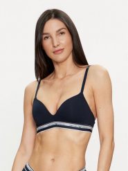 Emporio Armani Underwear Biustonosz bezfiszbinowy 164410 4R227 00135 Granatowy. Niebieskie biustonosze Emporio Armani Underwear, bez wzorów, z bawełny. Za 129.99 zł.