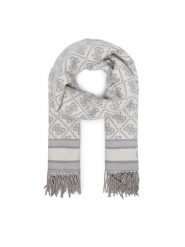 Guess Szalik AW5665 POL03 Szary. Szare szaliki i kominy Guess, z aplikacjami, z poliesteru. Za 194.99 zł.