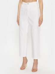 Patrizia Pepe Jeansy 2P1535/D045-W146 Biały Regular Fit. Białe jeansy Patrizia Pepe, bez wzorów, z bawełny. Za 599.99 zł.