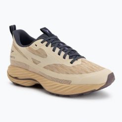 Buty do biegania damskie Mizuno Wave Rider TT 3. Brązowe buty do biegania Mizuno, bez wzorów, bez zapięcia, do biegania, mizuno wave. Za 489.99 zł.