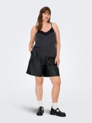 ONLY Carmakoma Top w kolorze granatowym rozmiar: 54. Niebieskie topy Only Carmakoma, bez wzorów, z koronki, bez kołnierzyka, bez ramiączek. Za 61.17 zł.