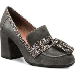 Półbuty HISPANITAS - Geena HI75803 Grafito/Bordo. Szare czółenka marki Hispanitas, z materiału, eleganckie. W wyprzedaży za 339.00 zł.