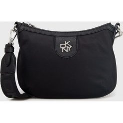 Dkny torebka kolor czarny. Czarne listonoszki DKNY, bez wzorów, na ramię, bez dodatków. Za 709.99 zł.