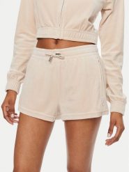 Juicy Couture Szorty sportowe Tamia JCWH121001 Beżowy Regular Fit. Brązowe szorty sportowe Juicy Couture, bez wzorów, z syntetyku. Za 149.99 zł.