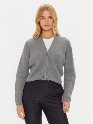 Max Mara Leisure Kardigan York 2426346048 Szary Regular Fit. Szare swetry Max Mara Leisure, m, bez wzorów, z wełny, bez ramiączek. Za 579.99 zł.