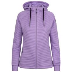 Dlx Lynsky - damska bluza z kapturem Dlx Gelsomino Marl. Fioletowe bluzy DLX, m, bez wzorów, z materiału, klasyczne, bez ramiączek, z kapturem. Za 270.99 zł.