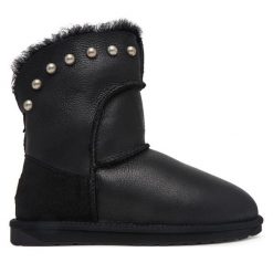 Śniegowce EMU Australia. Czarne śniegowce Emu Australia, bez wzorów, bez zapięcia. Za 819.99 zł.