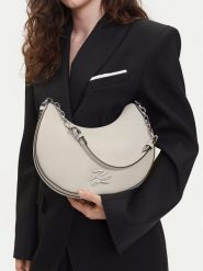 KARL LAGERFELD Torebka A2W30019 Kremowy. Białe torebki klasyczne KARL LAGERFELD, bez wzorów, ze skóry, bez dodatków. Za 719.99 zł.