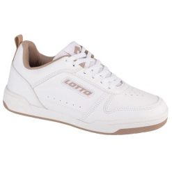 Buty Lotto Toco Bc 2400172U-1021 białe. Białe buty treningowe bez wzorów, z gumy, bez zapięcia. Za 201.06 zł.