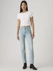 Levi's Dżinsy "724" - Slim fit - w kolorze błękitnym rozmiar: W29/L32. Niebieskie jeansy Levi's, l, z aplikacjami, ze skóry, klasyczne, z podwyższonym stanem. Za 237.71 zł.