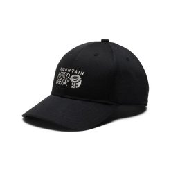 Czapka z daszkiem Mountain Hardwear Logo 6-Panel. Czarne czapki z daszkiem MOUNTAIN HARDWEAR, bez wzorów. W wyprzedaży za 129.00 zł.