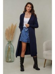 Joséfine Kardigan "Heviz" w kolorze granatowym rozmiar: M. Niebieskie swetry Joséfine, m, bez wzorów, z kaszmiru, bez ramiączek. Za 208.99 zł.