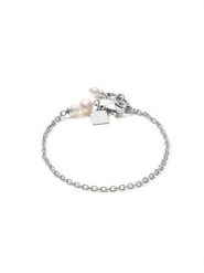 COEUR DE LION Bransoletka z perłami rozmiar: onesize. Szare bransoletki COEUR DE LION, z perłą, srebrne. Za 173.99 zł.
