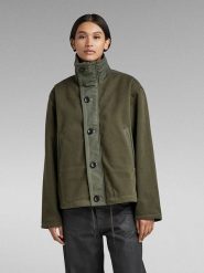 G-Star Kurtka przejściowa w kolorze khaki rozmiar: M. Brązowe kurtki G-Star, m, bez wzorów, z materiału, retro, bez kaptura. Za 319.67 zł.