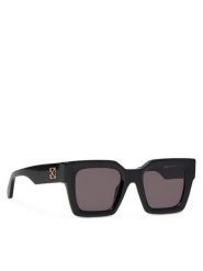Off-White Okulary przeciwsłoneczne OERI13I Czarny. Czarne okulary przeciwsłoneczne OFF-WHITE, bez wzorów, plastikowe. Za 1,369.00 zł.