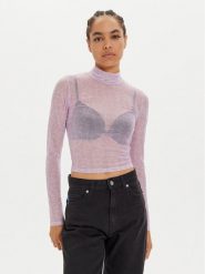 Hugo Bluzka Dasori 50524057 Fioletowy Slim Fit. Fioletowe bluzki Hugo, s, bez wzorów, z syntetyku, bez kołnierzyka, bez ramiączek. Za 189.99 zł.