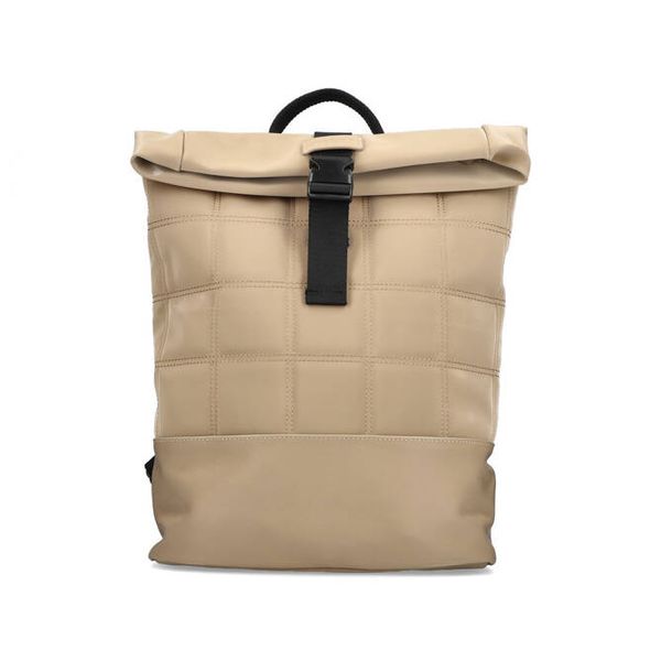 RIEKER H1551-60 beige, plecak damski. Brązowe plecaki Rieker, bez wzorów, z materiału, do ręki, bez dodatków. Za 229.90 zł.