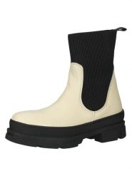 Steve Madden Skórzane botki w kolorze beżowym rozmiar: 38. Brązowe botki Steve Madden, bez wzorów, bez obcasa, bez zapięcia. Za 260.99 zł.