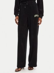 Juicy Couture Spodnie dresowe Regan JCWBJ125335 Czarny Wide Leg. Czarne spodnie dresowe Juicy Couture, bez wzorów, z bawełny. Za 239.99 zł.