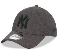 Czapka z daszkiem New Era MLB New York Yankees. Szare czapki z daszkiem New Era, bez wzorów, z poliesteru, klasyczne. Za 177.50 zł.