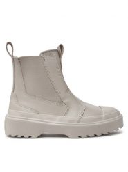 Converse Sztyblety Chuck Taylor All Star Lugged Chelsea Boot A08395C Szary. Szare botki Converse, bez wzorów, ze skóry, retro, bez obcasa, na płaskiej podeszwie, bez zapięcia. Za 319.99 zł.