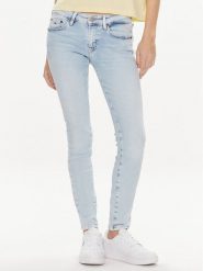 Tommy Jeans Jeansy Sophie DW0DW17575 Niebieski Skinny Fit. Niebieskie jeansy Tommy Jeans, bez wzorów, z bawełny. Za 259.99 zł.