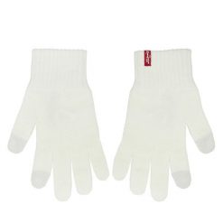 Rękawiczki Damskie Levi's®. Rękawiczki bez wzorów, z dzianiny. Za 69.99 zł.