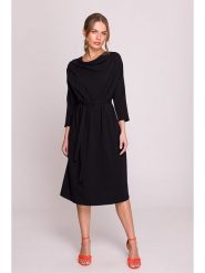 Stylove Sukienka w kolorze czarnym rozmiar: L/XL. Czarne sukienki Stylove, l, bez wzorów, z tkaniny, bez kołnierzyka, bez ramiączek, midi. Za 249.45 zł.
