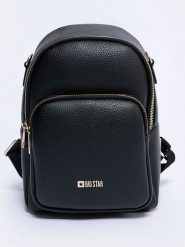 BIG STAR Plecak w kolorze czarnym - 20 x 28 cm rozmiar: onesize. Czarne plecaki BIG STAR, bez wzorów, z materiału, na ramię, bez dodatków. Za 124.99 zł.