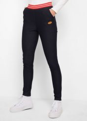 Legginsy w optyce dżinsowych. Niebieskie legginsy bonprix, bez wzorów, z jeansu. Za 129.99 zł.