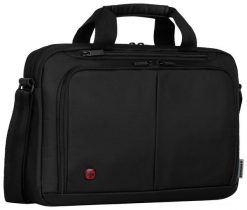 Torba Wenger Source 14'' czarny. Czarne torby na laptopa Wenger, bez wzorów, na ramię. Za 179.90 zł.