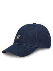 Tommy Hilfiger Czapka z daszkiem Elevated Chic Denim AW0AW17137 Granatowy. Niebieskie czapki z daszkiem Tommy Hilfiger, bez wzorów, z bawełny. Za 129.99 zł.