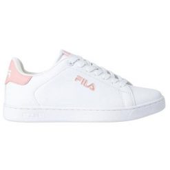 Buty damskie do chodzenia Courtbay Linear Wmn białe. Białe buty sportowe lifestyle Fila, bez wzorów, casualowe, bez zapięcia. W wyprzedaży za 168.00 zł.