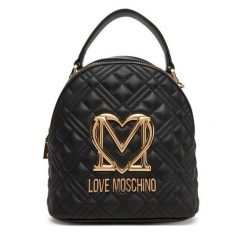 Plecak LOVE MOSCHINO. Czarne plecaki Love Moschino, bez wzorów, bez dodatków. Za 909.99 zł.