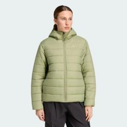 Kurtka z kapturem z ociepleniem CLIMAWARM Terrex Multi Essentials. Czarne kurtki adidas, l, bez wzorów, z materiału, klasyczne, z kapturem. Za 439.00 zł.