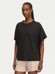 BOSS Koszulka piżamowa 50561029 Czarny Oversize. Czarne koszule nocne Boss, xl, bez wzorów, z lyocellu, bez ramiączek. Za 259.99 zł.