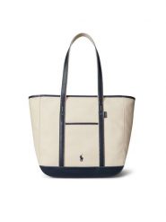 Polo Ralph Lauren Torebka 428968158002 Écru. Shopper bag Polo Ralph Lauren, bez wzorów, z materiału, bez dodatków. Za 1,299.00 zł.