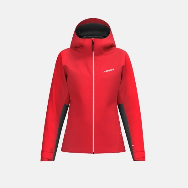 EASY JOY Jacket Women. Czerwone kombinezony Head, na zimę, bez wzorów, sportowe, bez kołnierzyka, bez ramiączek. W wyprzedaży za 1,000.00 zł.