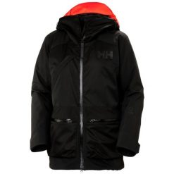 Damska kurtka narciarska z kapturem Helly Hansen Whitewall Lifaloft 3.0T. Czarne kurtki narciarskie Helly Hansen, na zimę, bez wzorów, z puchu, z kapturem, narciarskie. Za 1,544.50 zł.