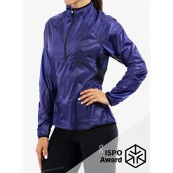 Kurtka biegowa damska On Running Zero Jacket. Fioletowe kurtki On Running, bez wzorów, bez kaptura. Za 485.99 zł.