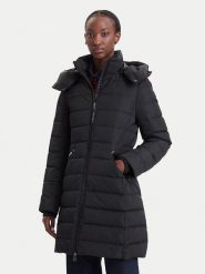 Tommy Hilfiger Kurtka puchowa WW0WW51111 Czarny Regular Fit. Czarne kurtki Tommy Hilfiger, xxs, bez wzorów, z puchu, bez kaptura. Za 1,499.00 zł.