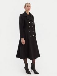 Rinascimento Płaszcz przejściowy CFC0126730003 Czarny Regular Fit. Czarne płaszcze Rinascimento, m, bez wzorów, z syntetyku, bez kaptura. Za 1,059.00 zł.